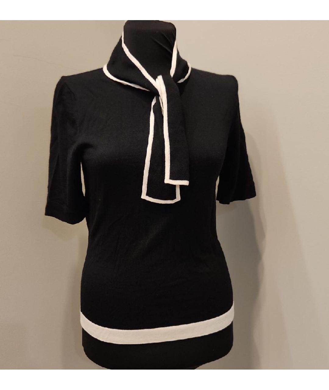 ESCADA Черный шерстяной джемпер / свитер, фото 8