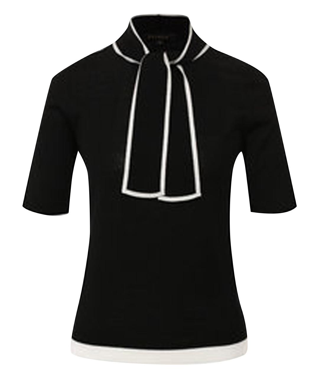 ESCADA Черный шерстяной джемпер / свитер, фото 1