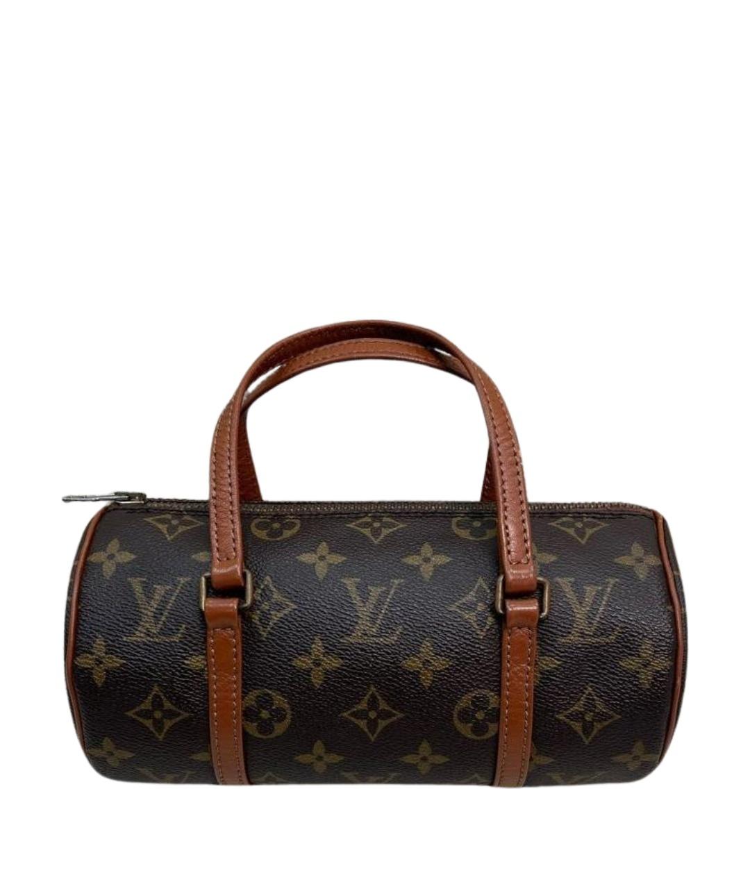 LOUIS VUITTON Коричневая сумка с короткими ручками, фото 1