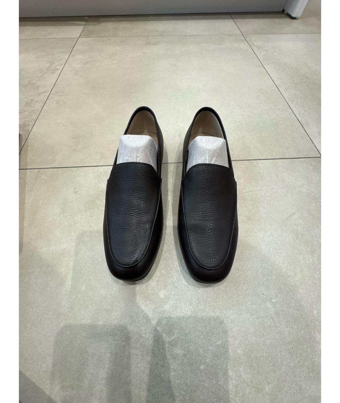 12 STOREEZ Коричневые кожаные лоферы, фото 2