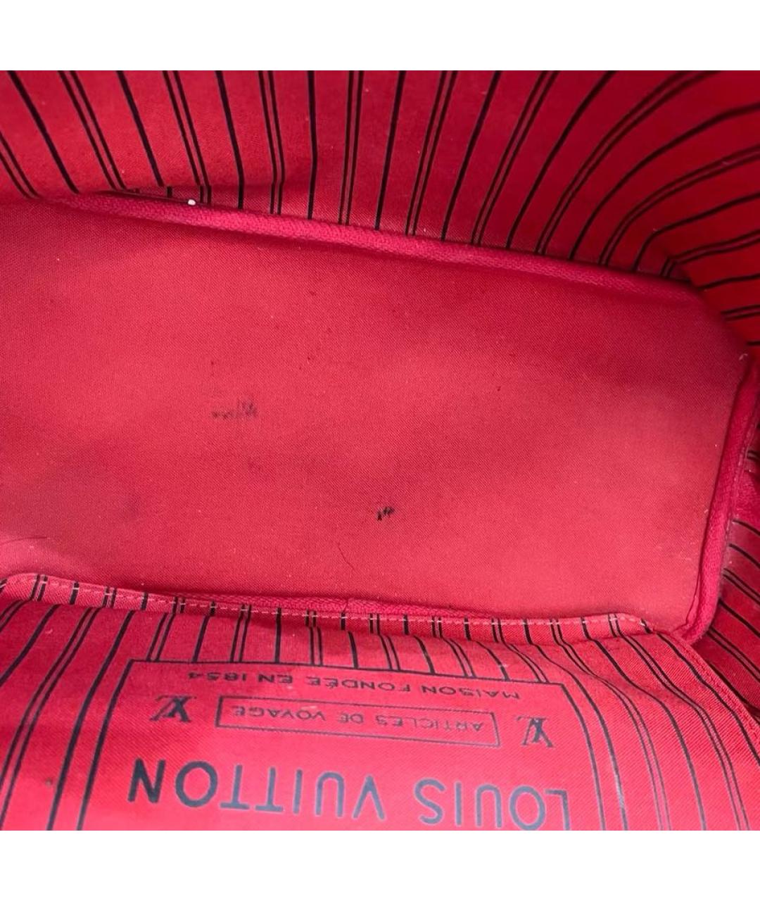 LOUIS VUITTON Коричневая сумка тоут, фото 8