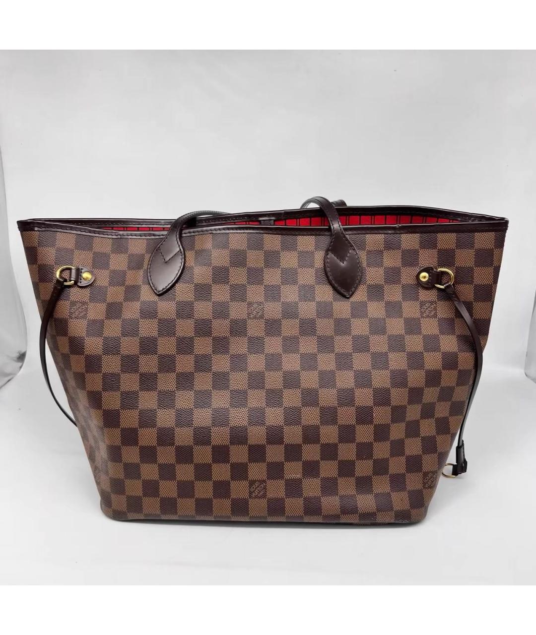 LOUIS VUITTON Коричневая сумка тоут, фото 4