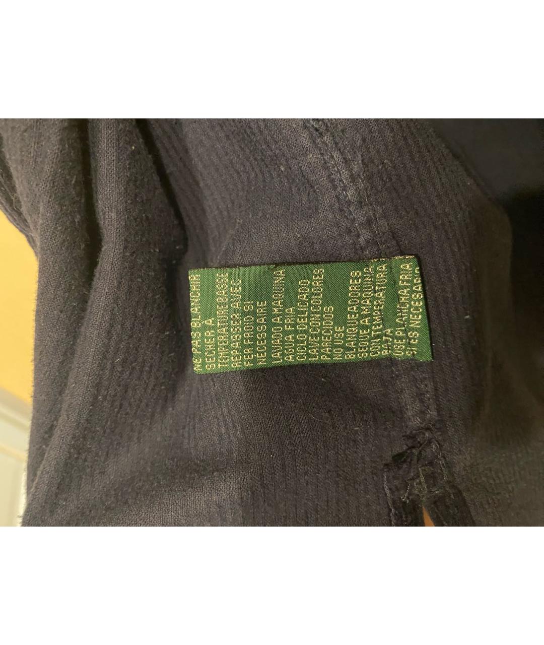 RALPH LAUREN COLLECTION Темно-синий хлопковый кардиган, фото 2