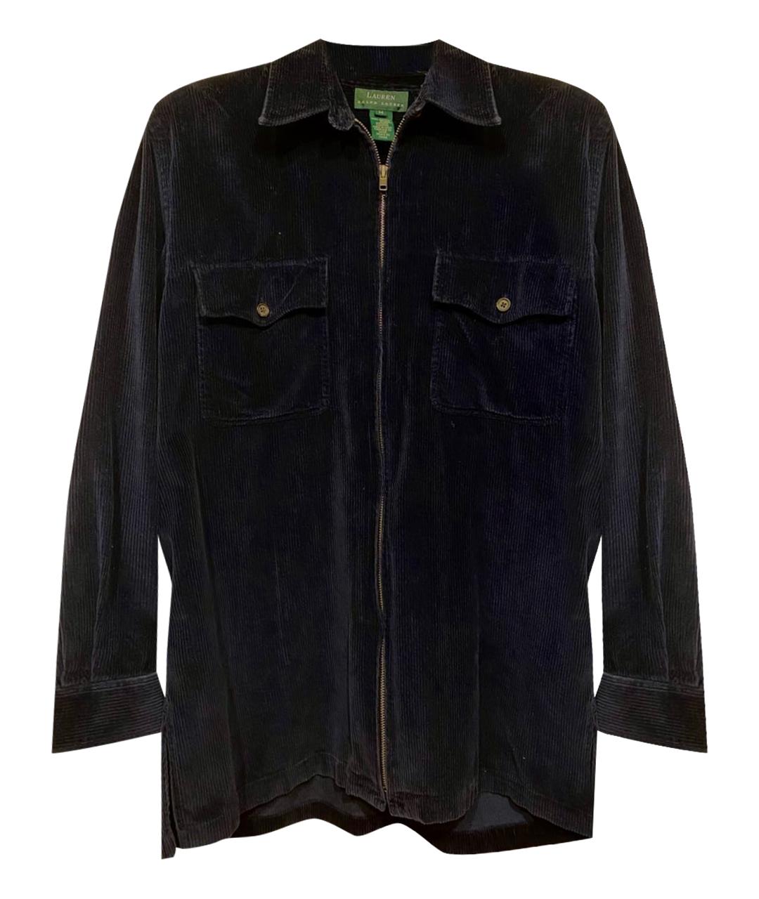 RALPH LAUREN COLLECTION Темно-синий хлопковый кардиган, фото 1