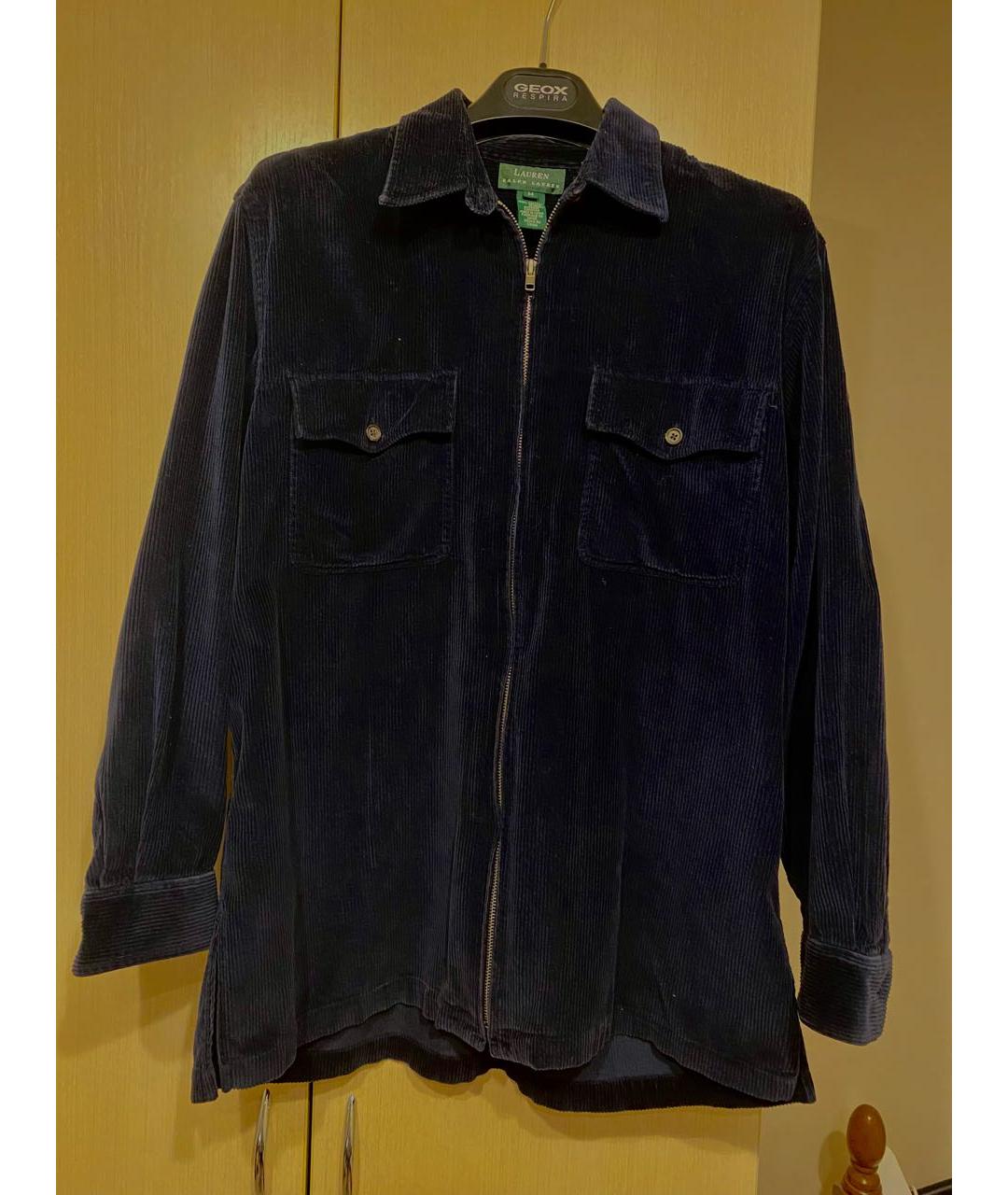 RALPH LAUREN COLLECTION Темно-синий хлопковый кардиган, фото 4