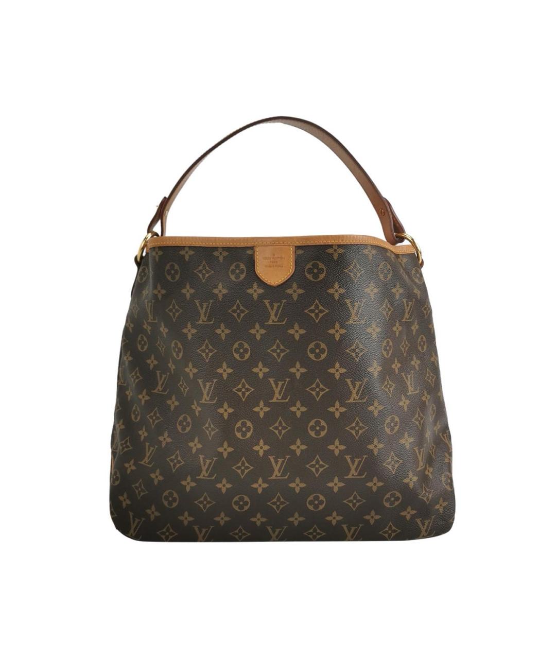 LOUIS VUITTON Коричневая сумка с короткими ручками, фото 1