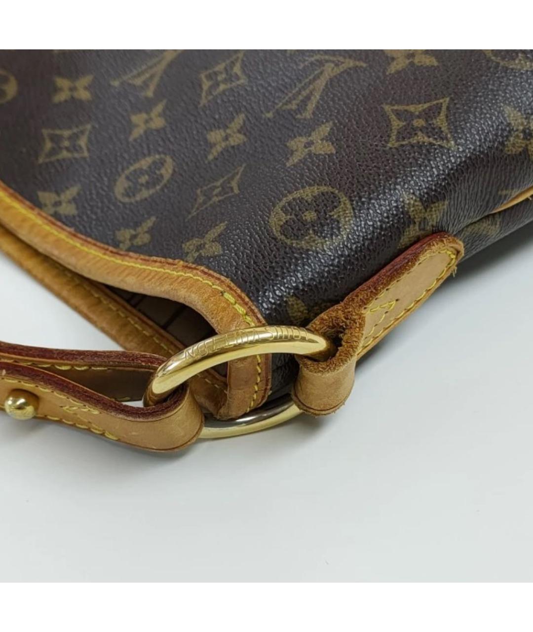 LOUIS VUITTON Коричневая сумка с короткими ручками, фото 4