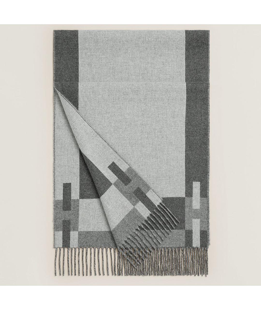 HERMES Мульти кашемировый шарф, фото 5