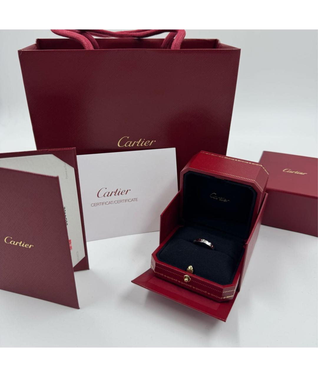CARTIER Серебряное кольцо из белого золота, фото 2
