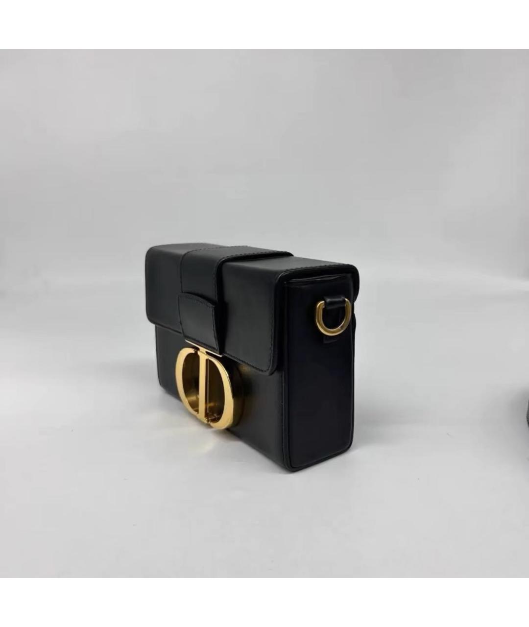 CHRISTIAN DIOR Черная кожаная сумка через плечо, фото 2