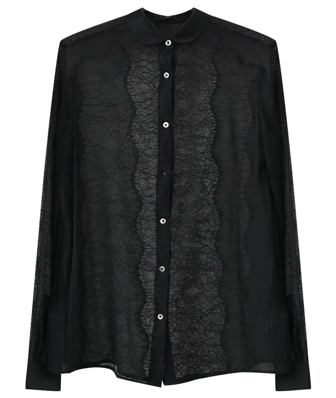 PAUL SMITH Черная шелковая блузы, фото 1