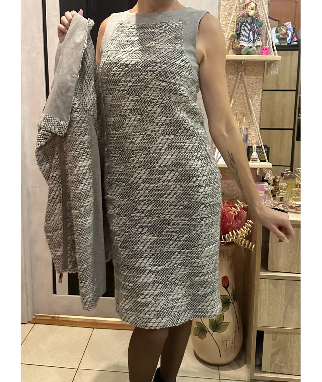 ESCADA Серый костюм с юбками, фото 8