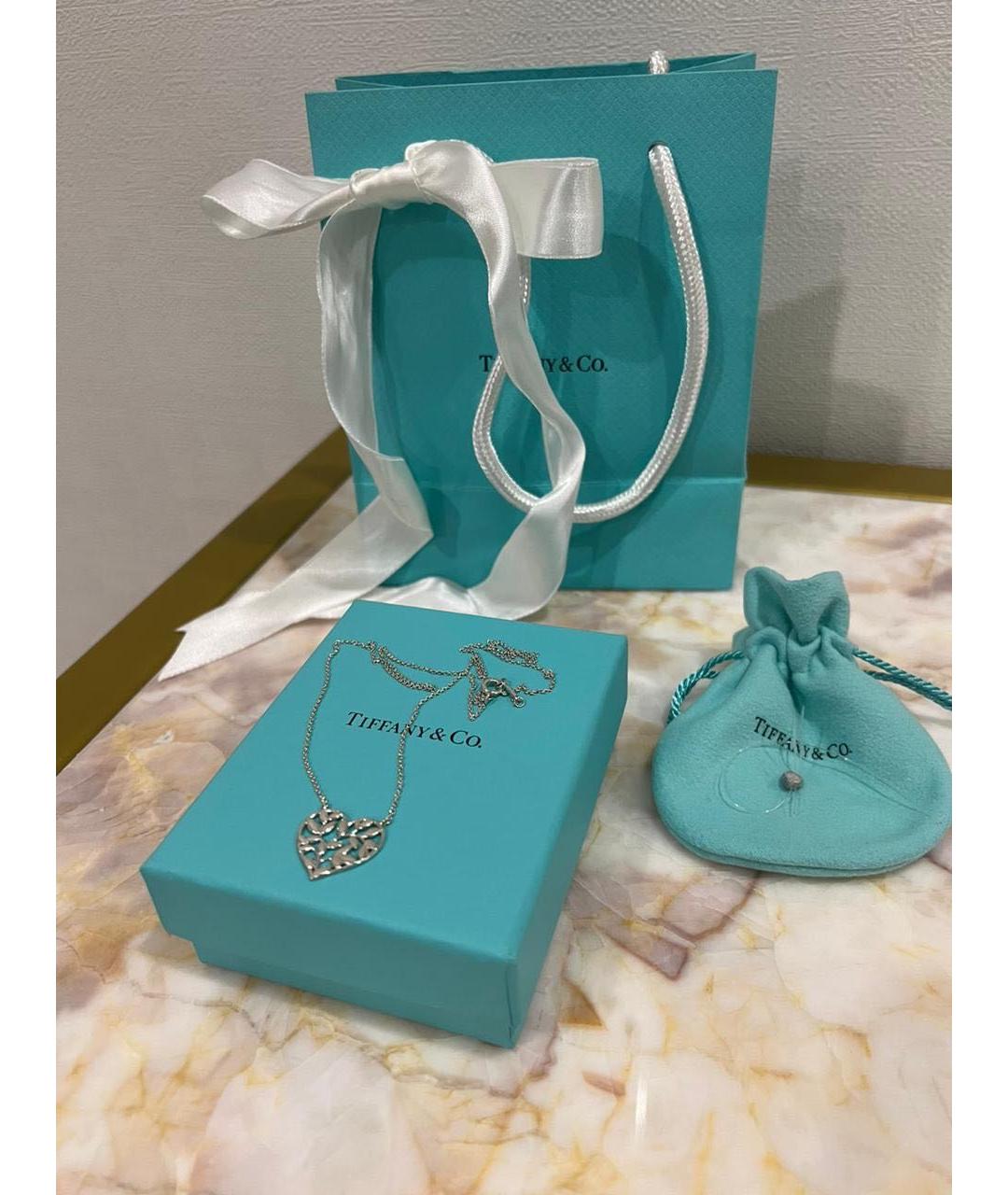 TIFFANY&CO Белое серебряное колье, фото 5