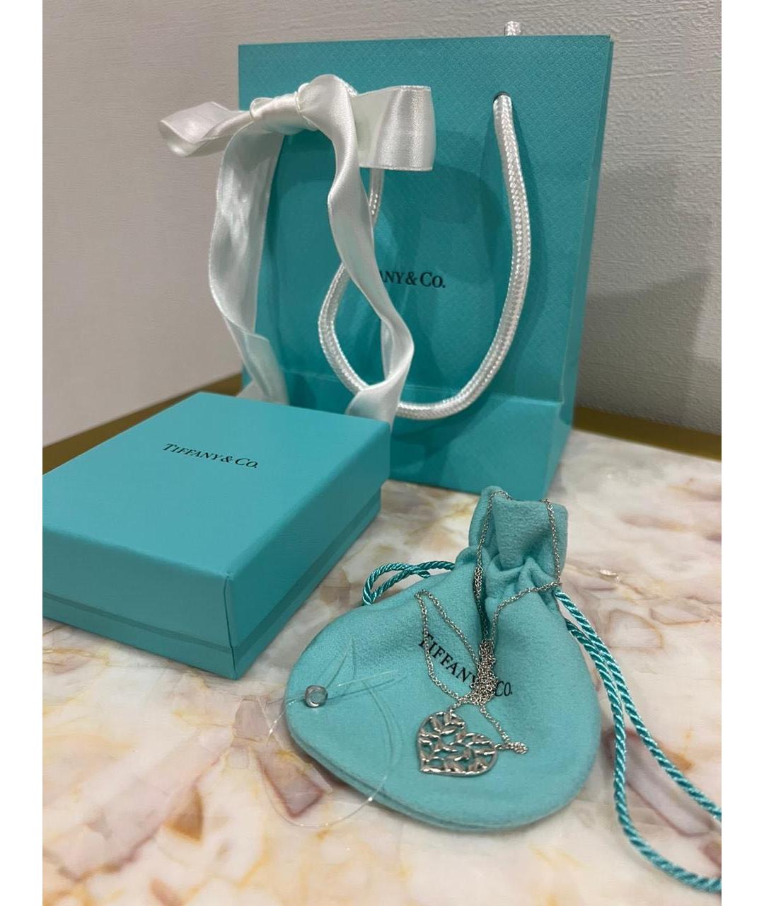 TIFFANY&CO Белое серебряное колье, фото 2