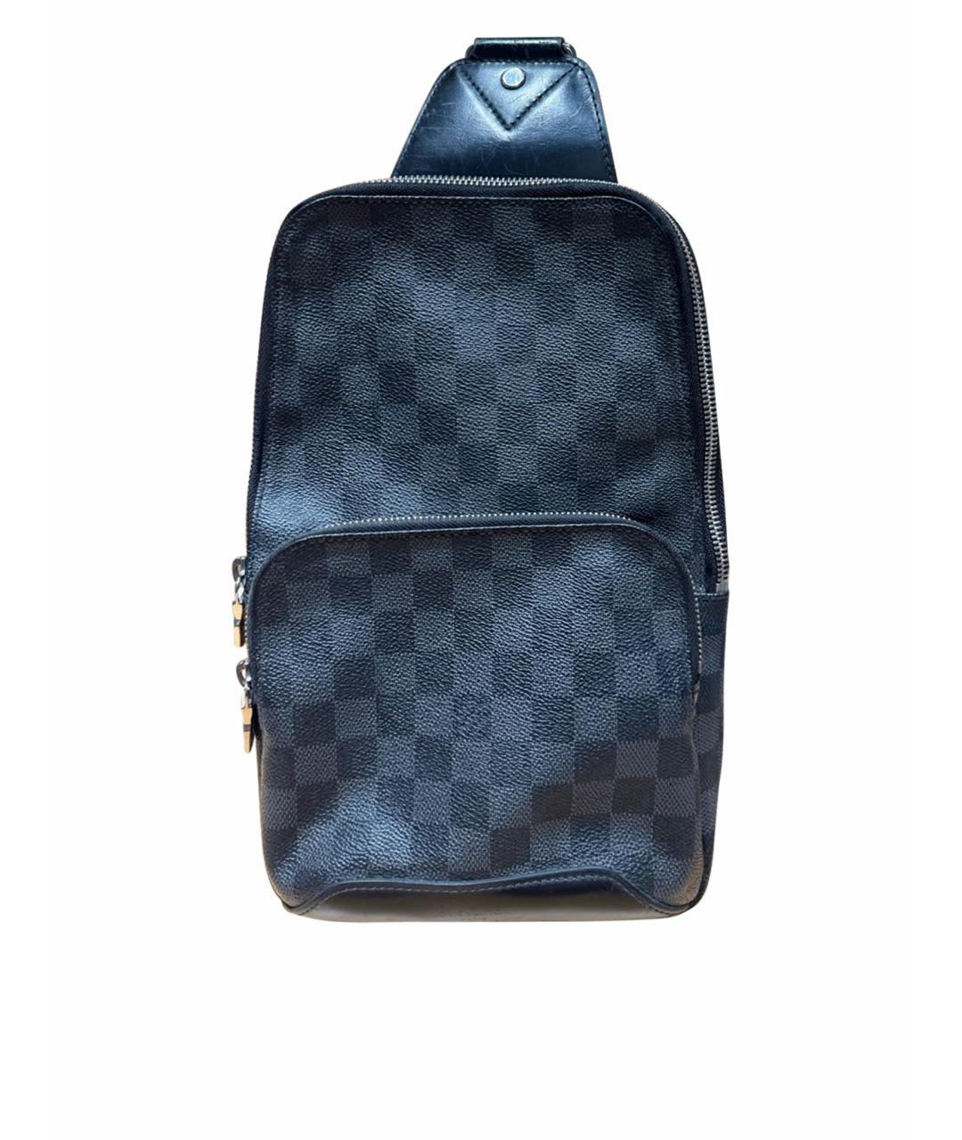 LOUIS VUITTON Антрацитовая сумка на плечо, фото 1