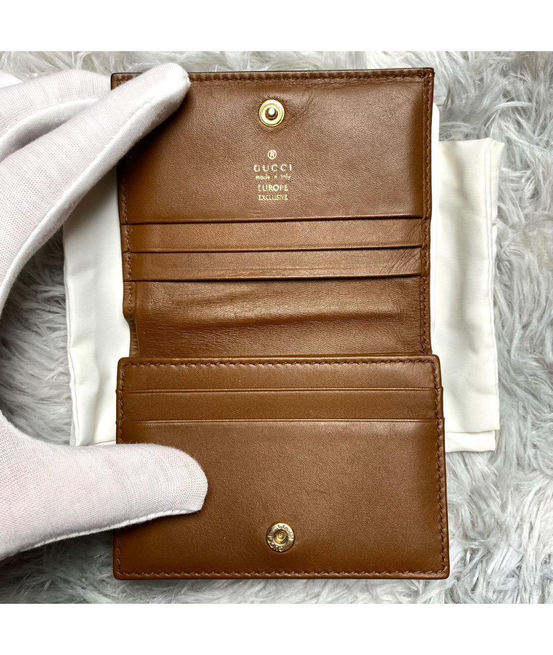 GUCCI Бежевый кошелек, фото 4