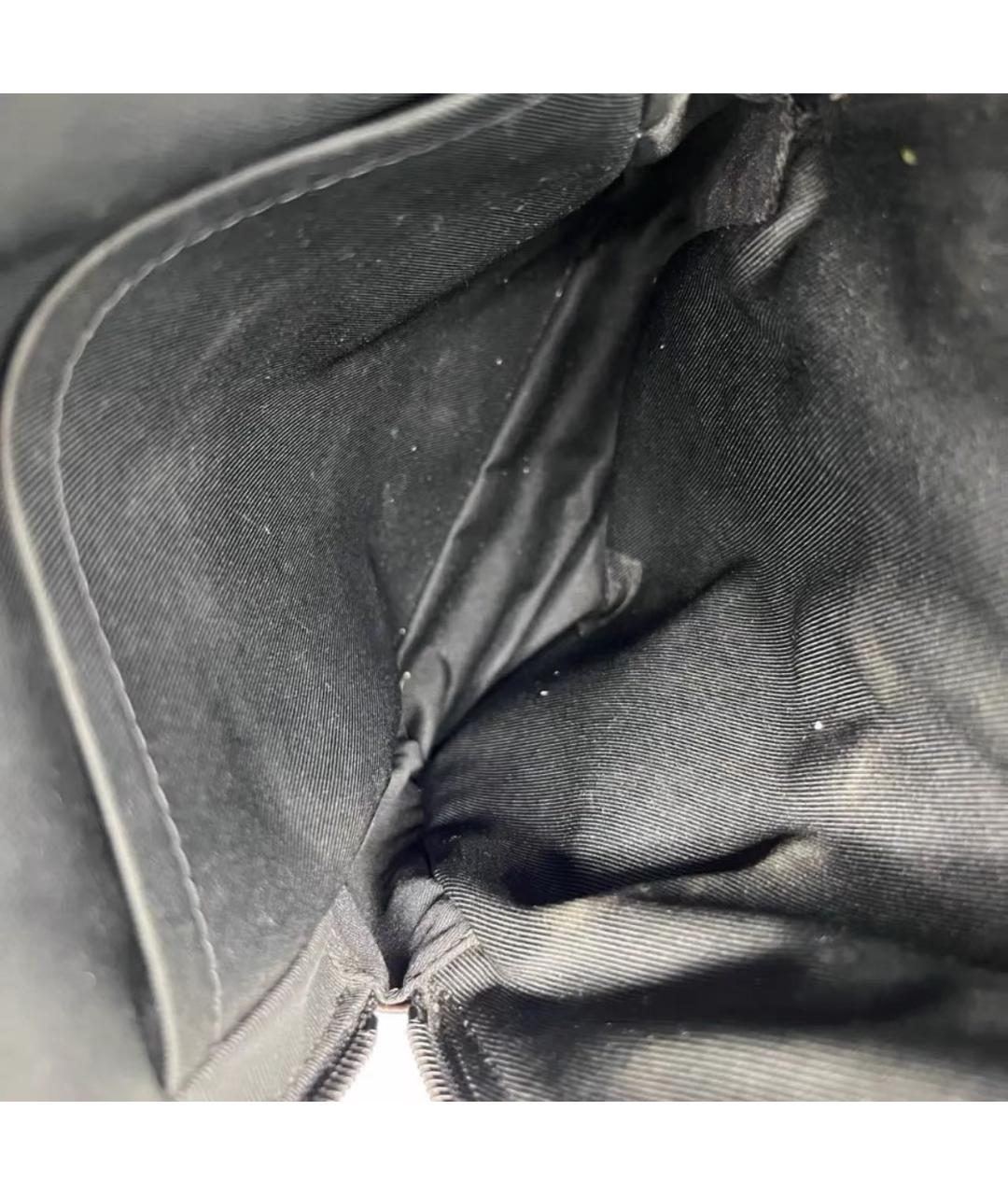 LOUIS VUITTON Коричневая кожаная сумка на плечо, фото 4