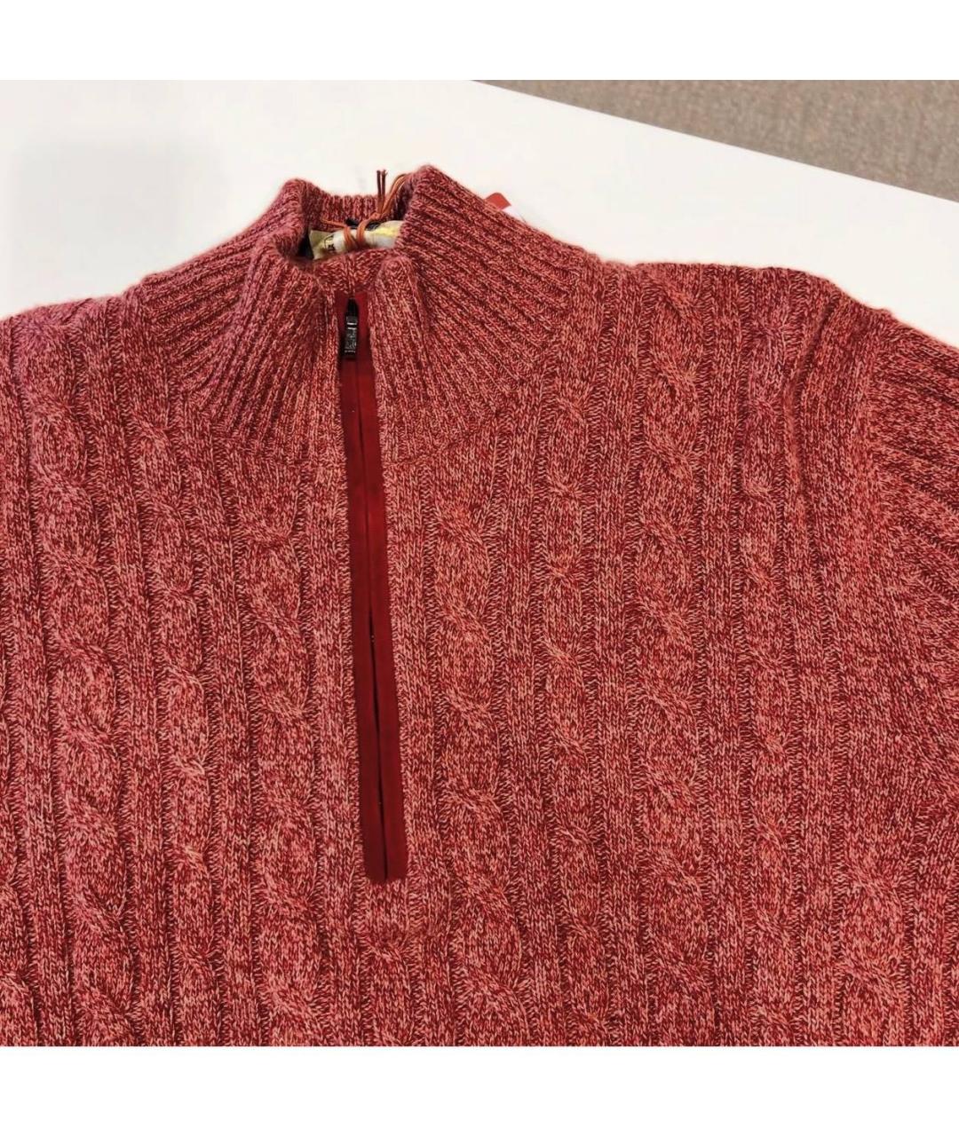 LORO PIANA Бордовый кашемировый джемпер / свитер, фото 4