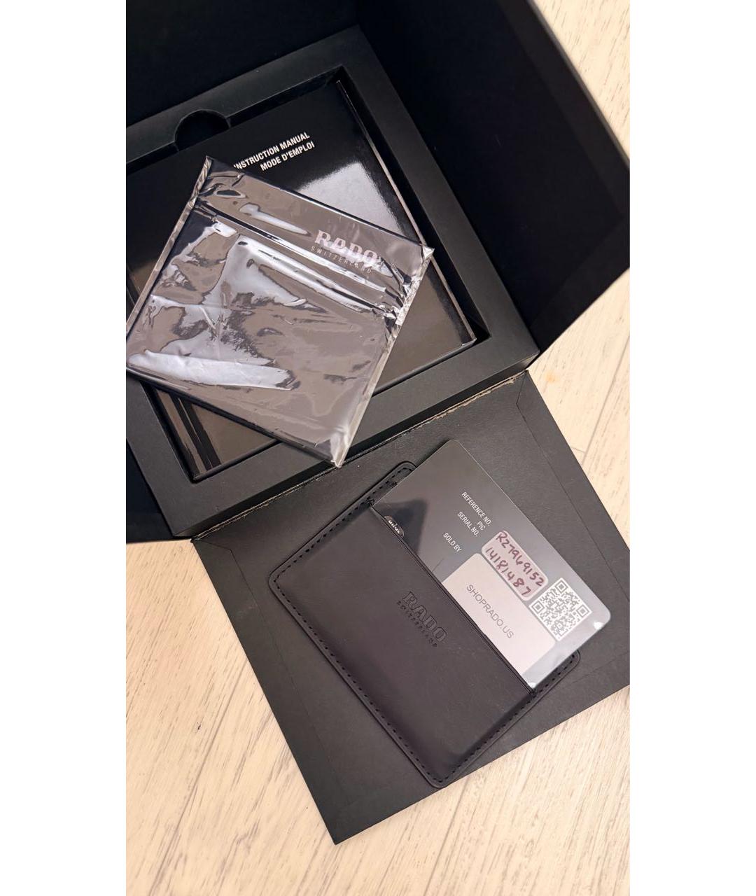 RADO Черные часы, фото 3