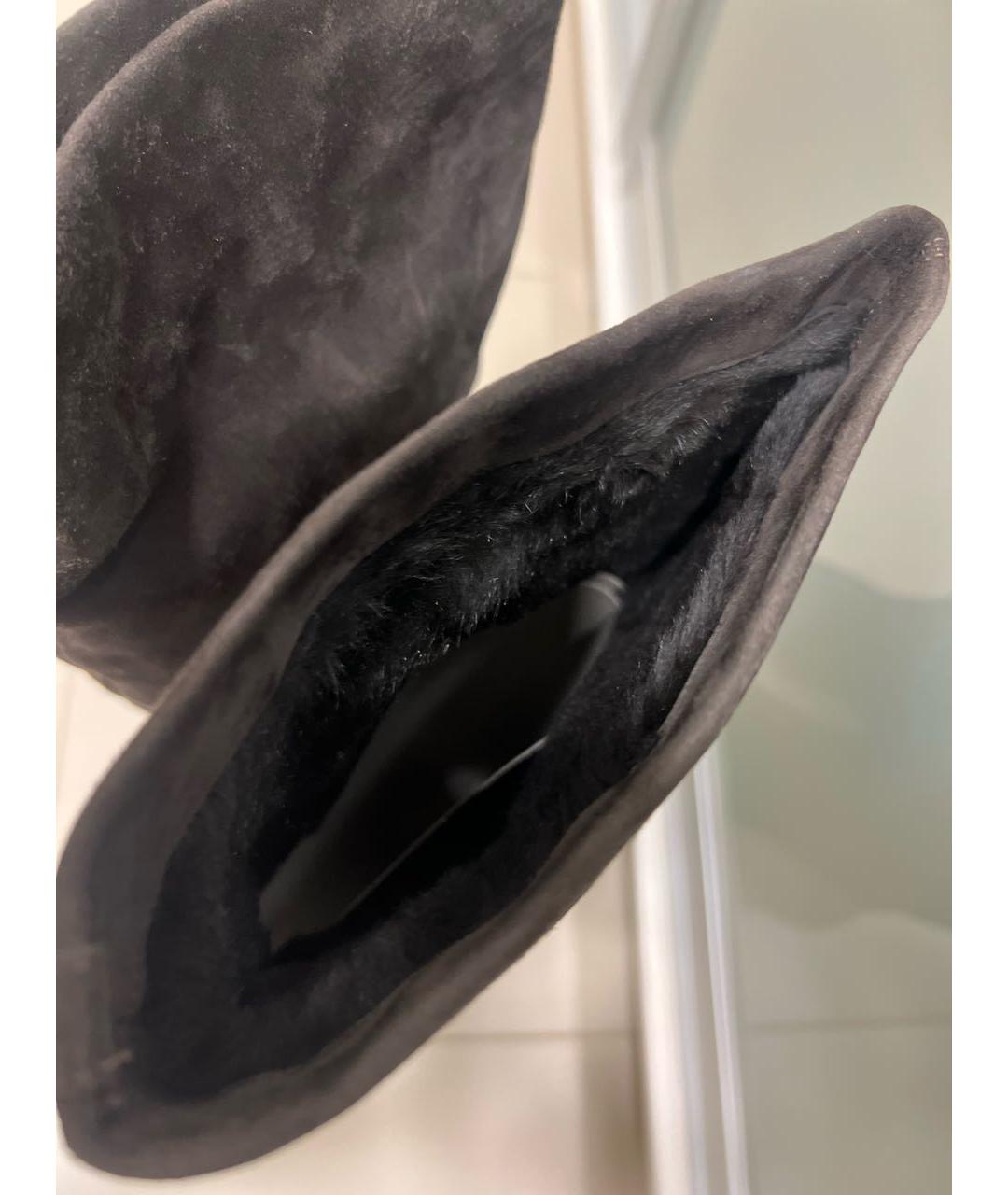 LE SILLA Коричневые замшевые сапоги, фото 5