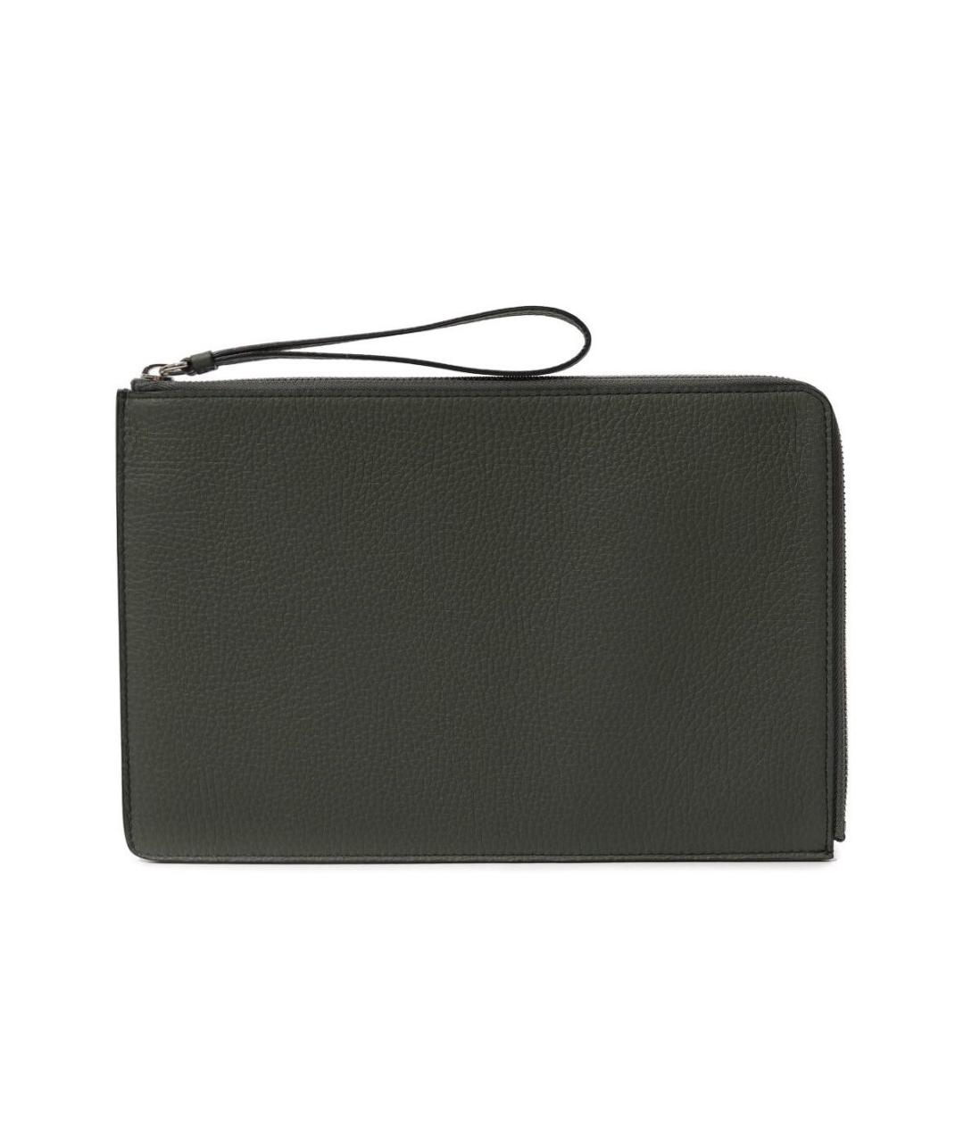 MAISON MARGIELA Зеленая кожаная папка для документов, фото 2