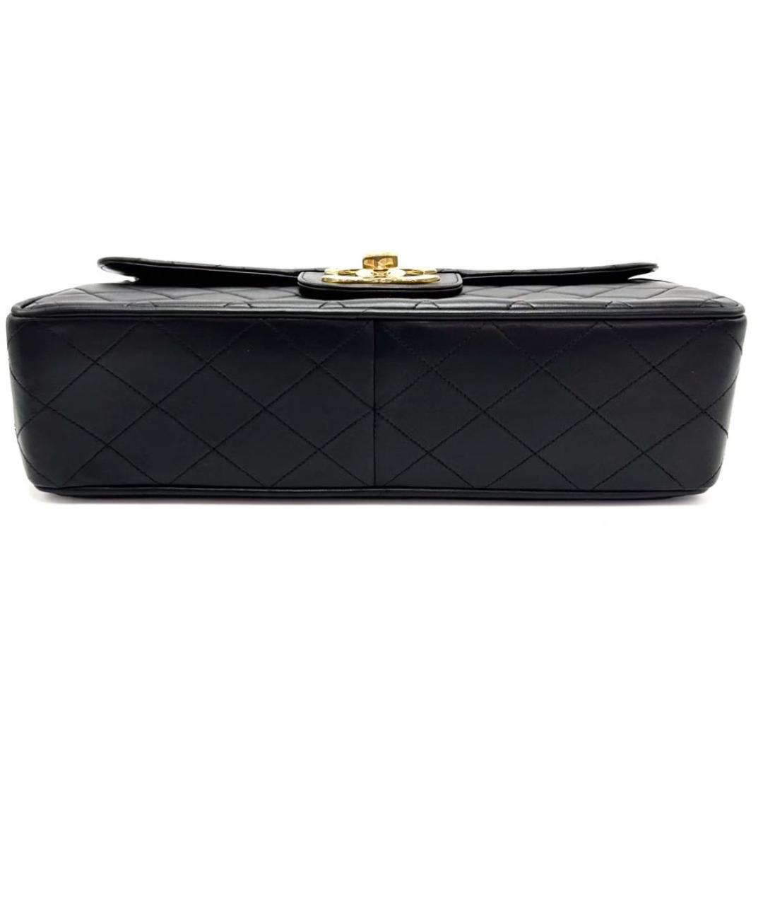 CHANEL Черная кожаная сумка через плечо, фото 3