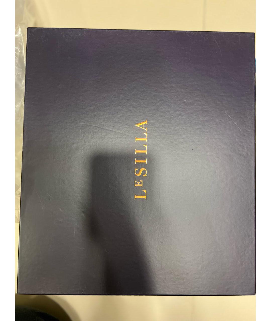 LE SILLA Черные кожаные сапоги, фото 8