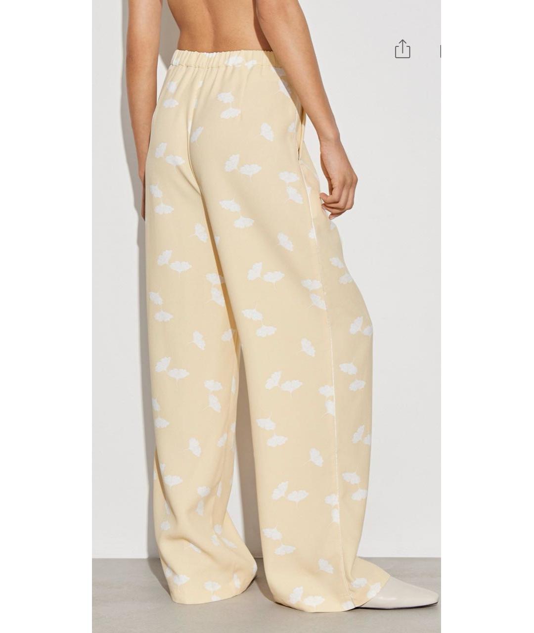 12 STOREEZ Желтый полиэстеровый костюм с брюками, фото 2