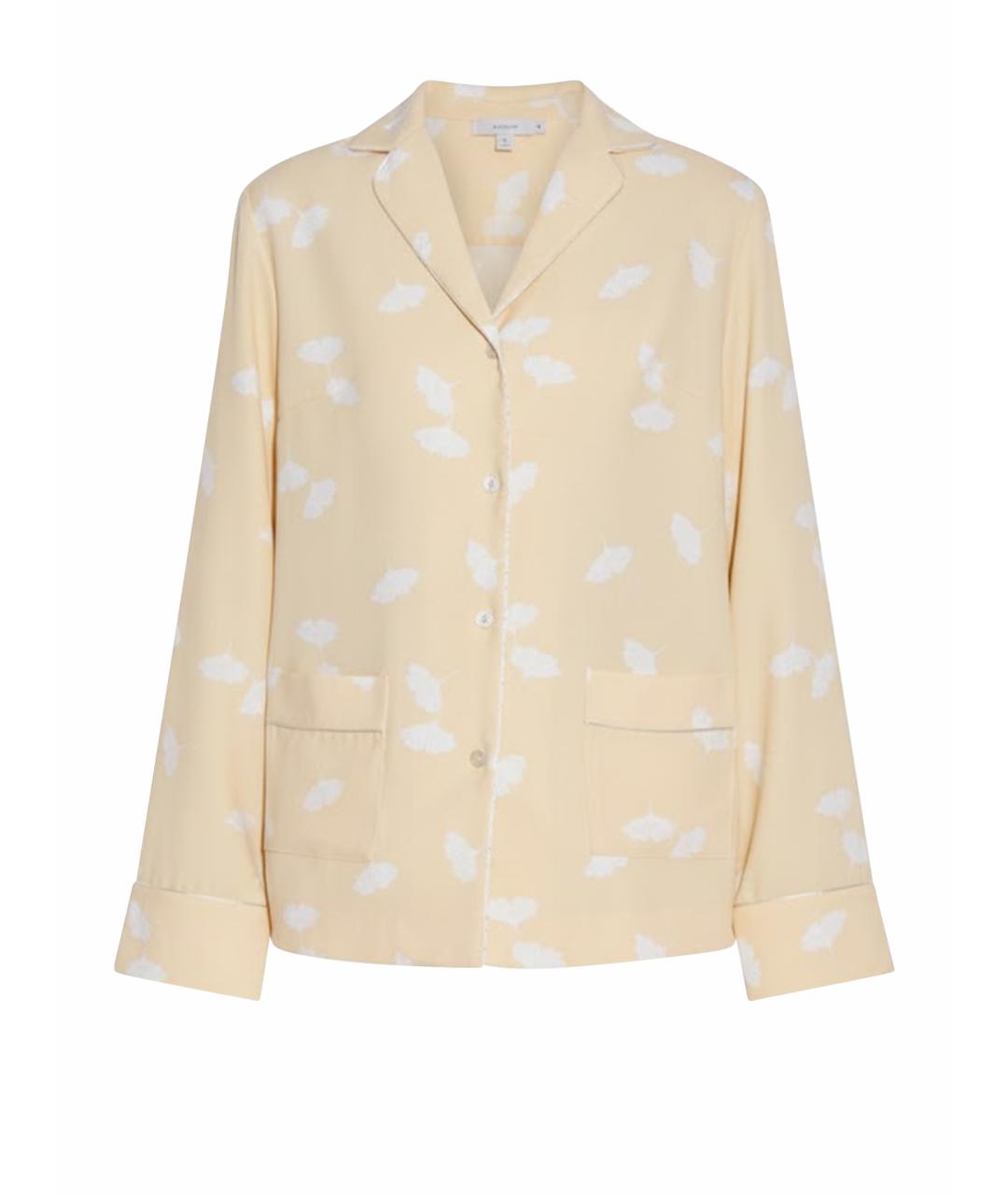 12 STOREEZ Желтый полиэстеровый костюм с брюками, фото 1