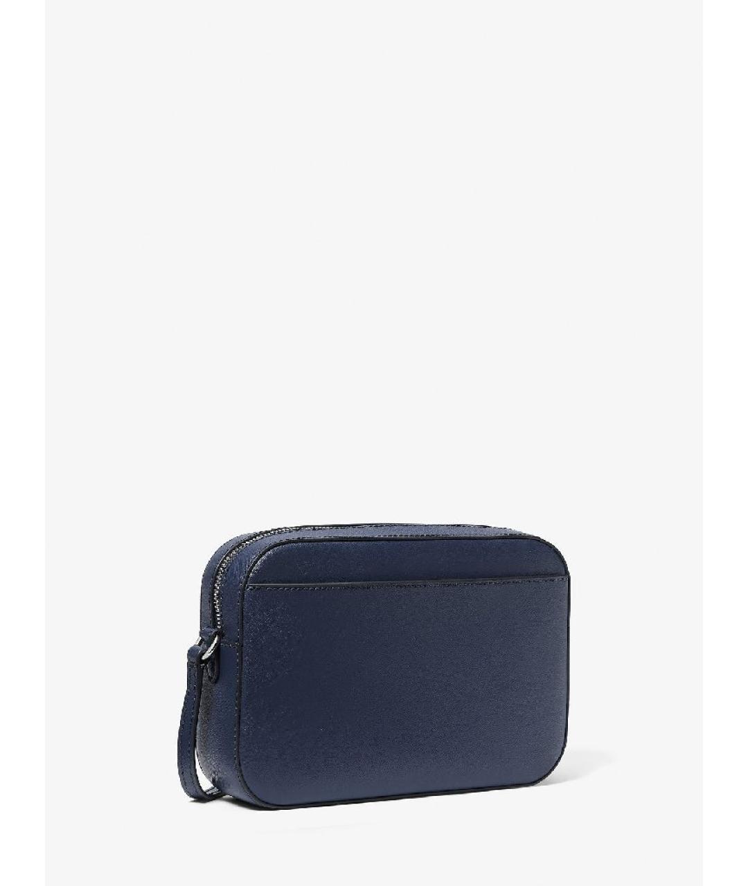 MICHAEL KORS Темно-синяя кожаная сумка через плечо, фото 2