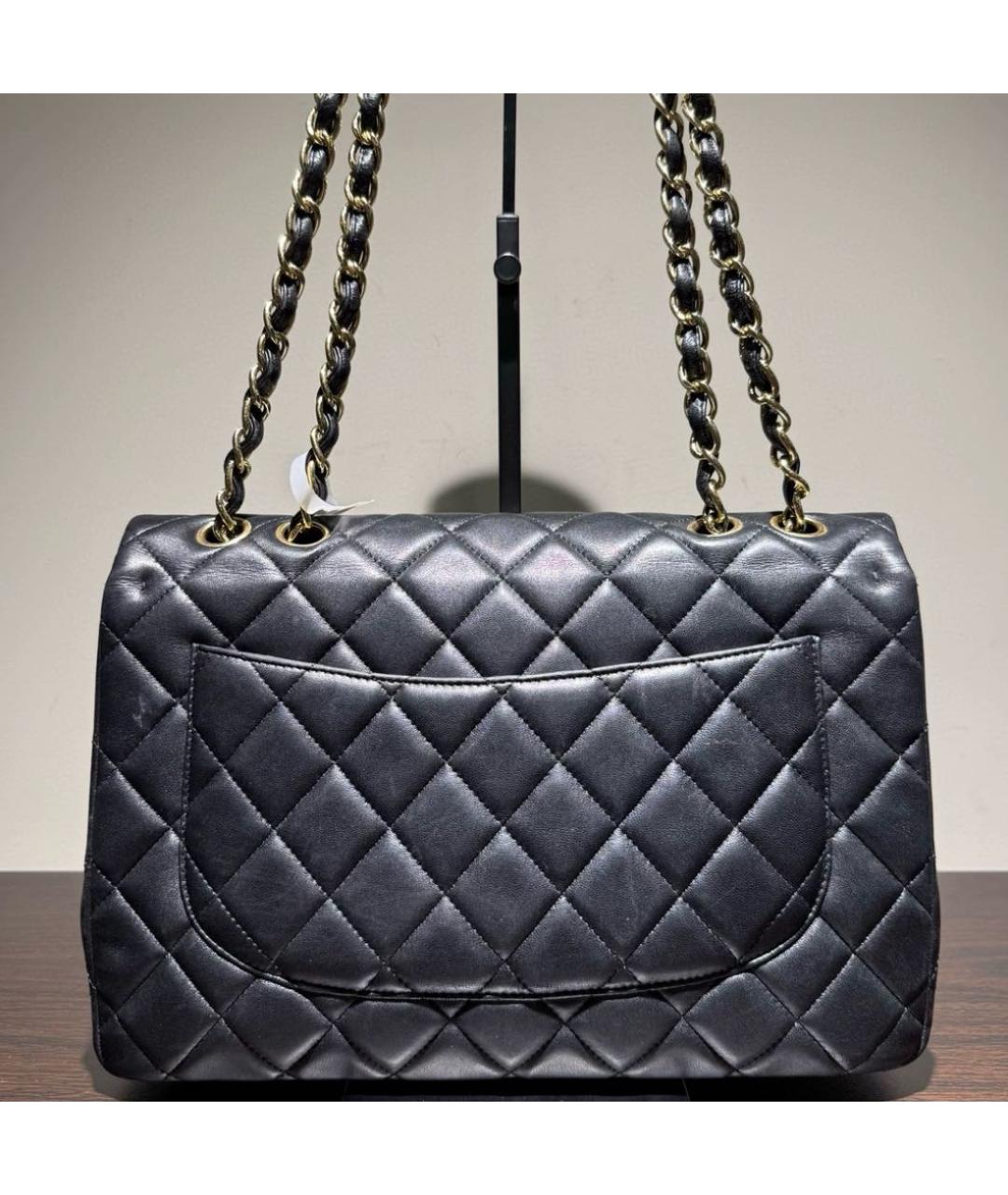 CHANEL Черная кожаная сумка через плечо, фото 3