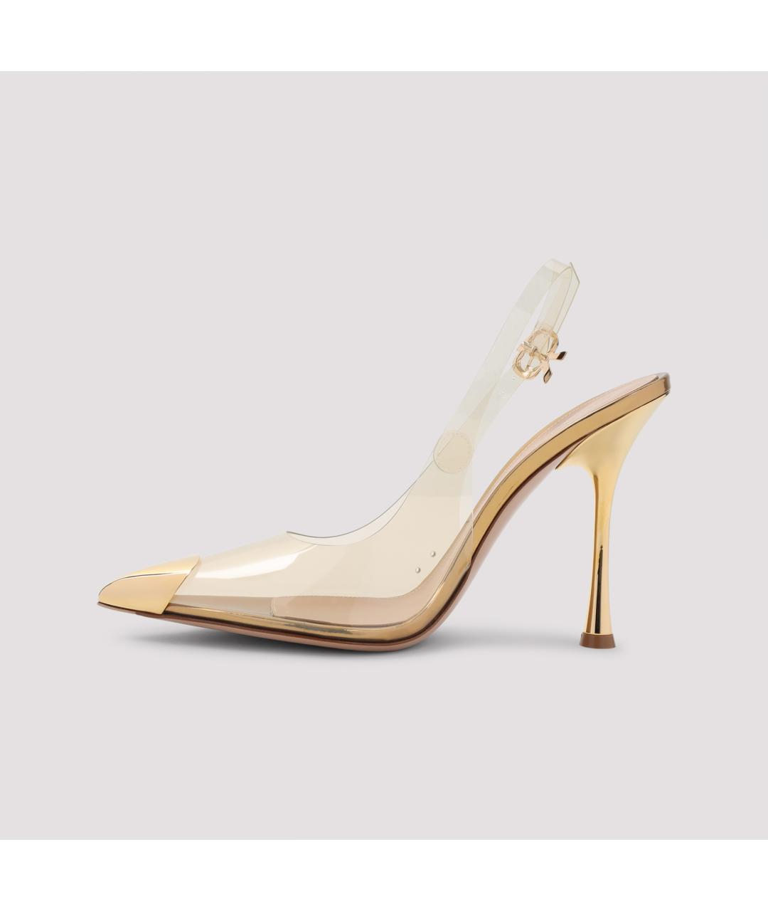 GIANVITO ROSSI Золотые туфли, фото 3