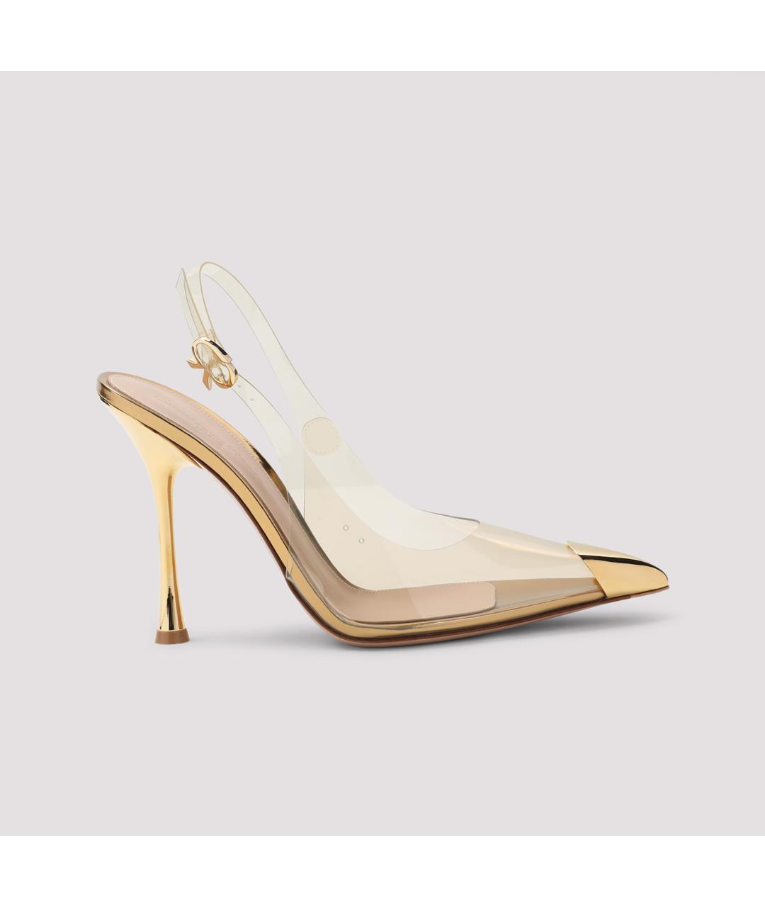 GIANVITO ROSSI Золотые туфли, фото 2