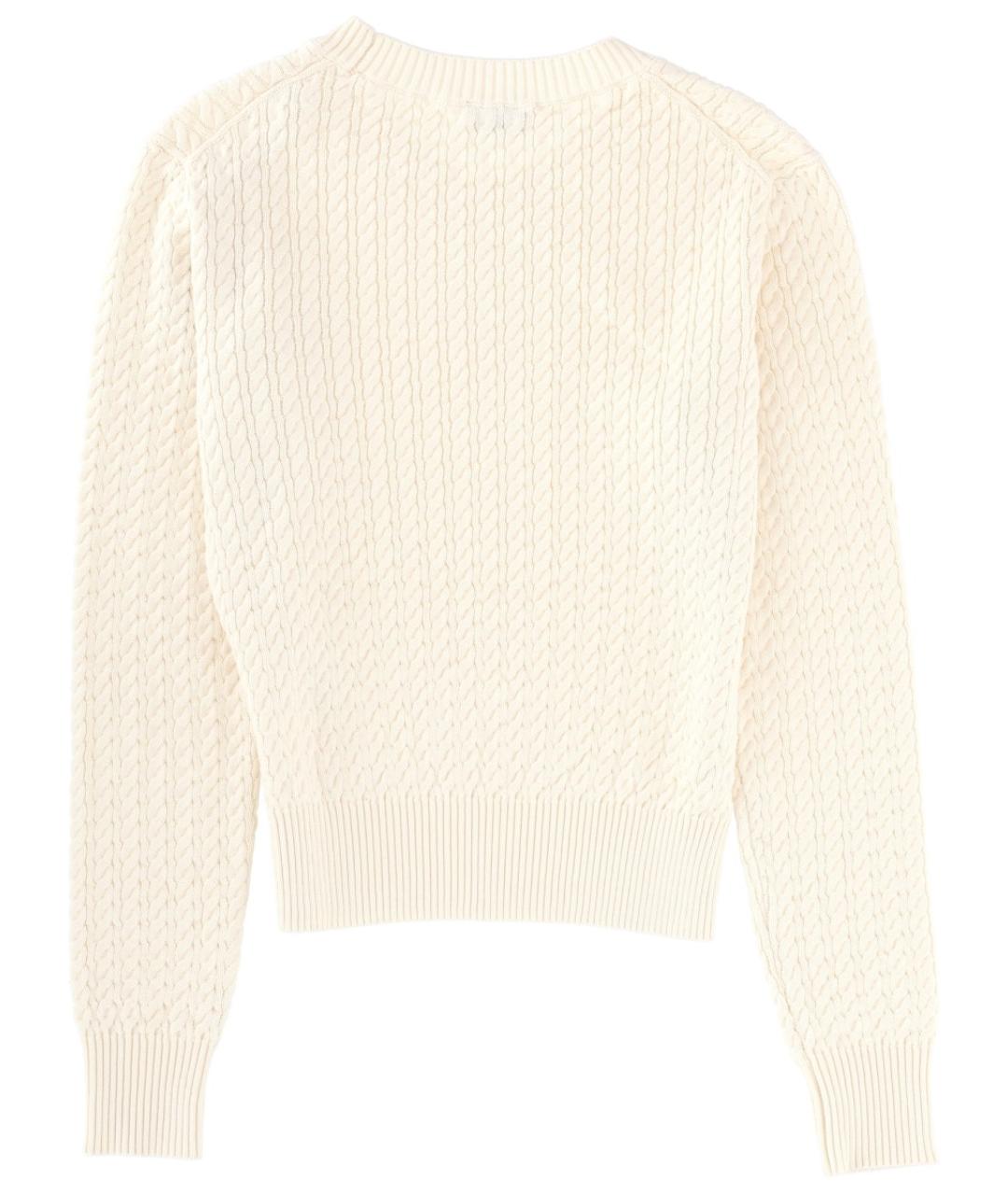 KENZO Бежевый хлопковый джемпер / свитер, фото 3