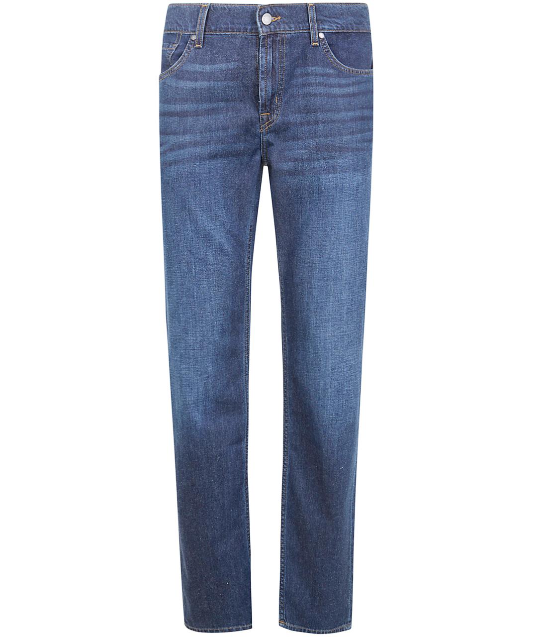 7 FOR ALL MANKIND Черные хлопковые повседневные брюки, фото 1