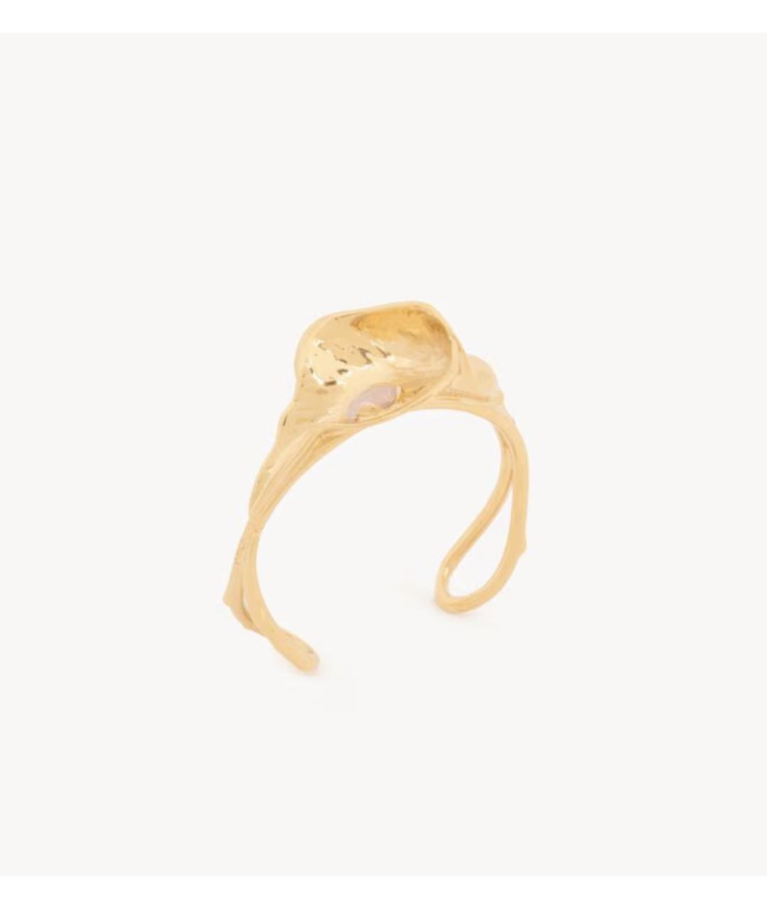 CHLOE Золотой латунный браслет, фото 6