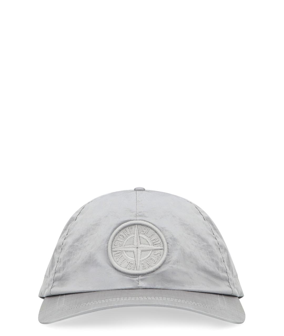 STONE ISLAND Серая кепка/бейсболка, фото 1