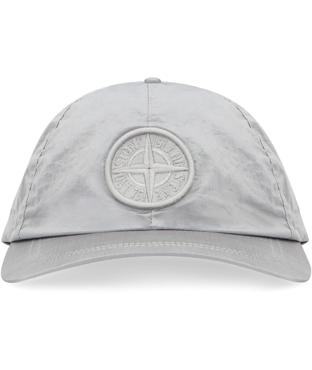 STONE ISLAND Серая кепка/бейсболка, фото 2