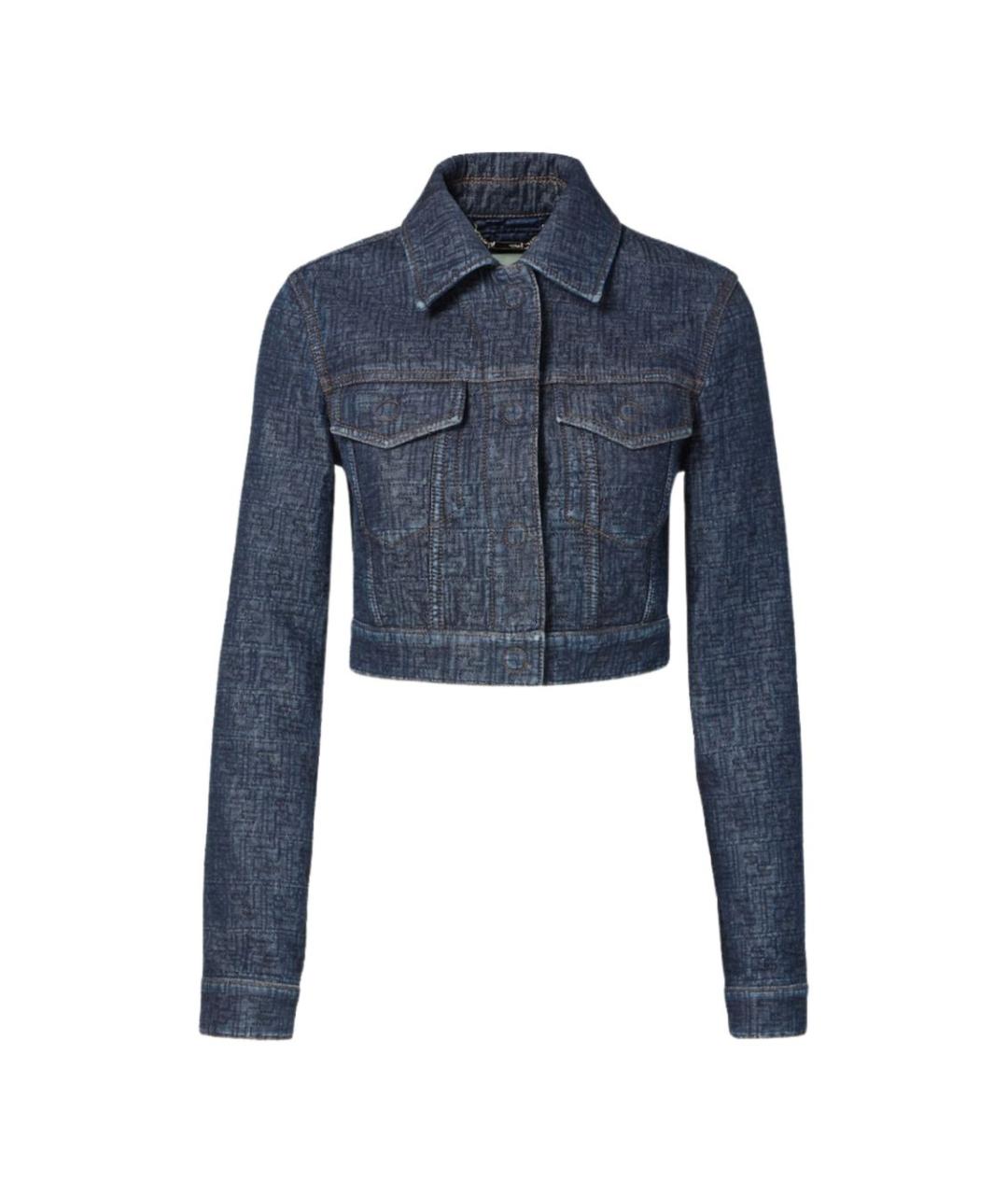 FENDI Синяя куртка, фото 1