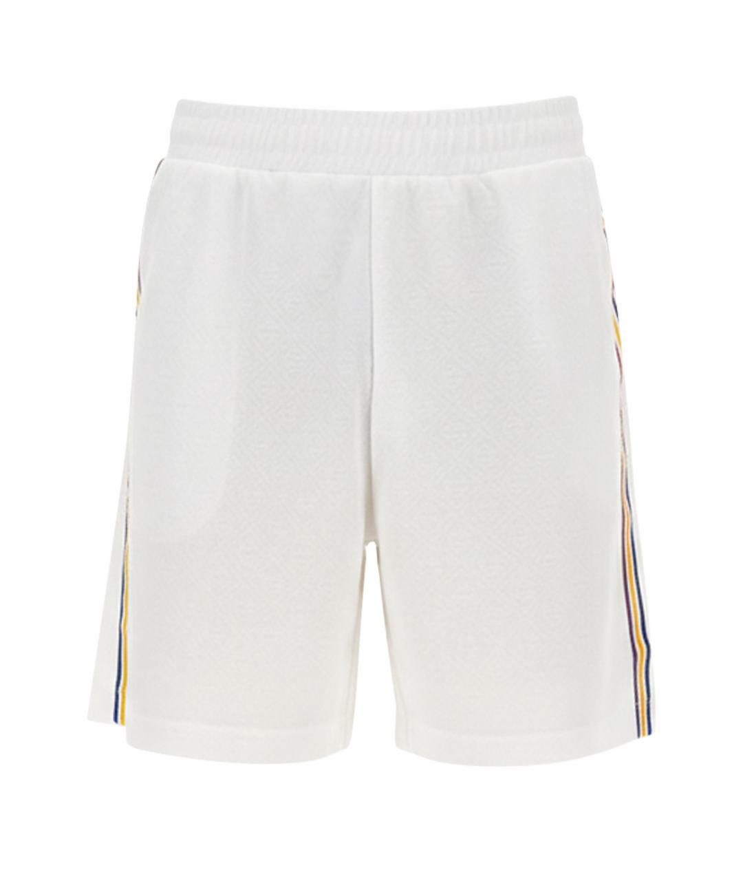 CASABLANCA Белые полиэстеровые шорты, фото 1