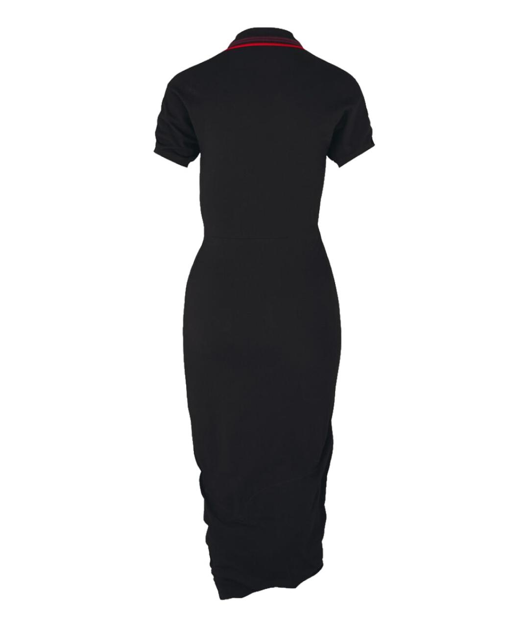 VIVIENNE WESTWOOD Черное хлопковое повседневное платье, фото 2