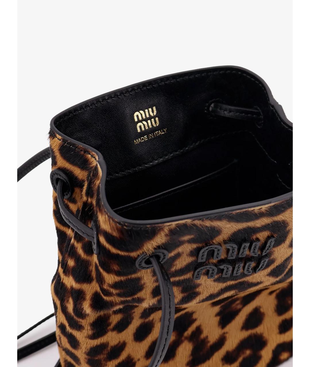 MIU MIU Мульти меховая сумка тоут, фото 6