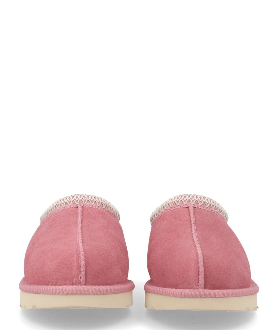 UGG AUSTRALIA Розовые нубуковые мюли, фото 3