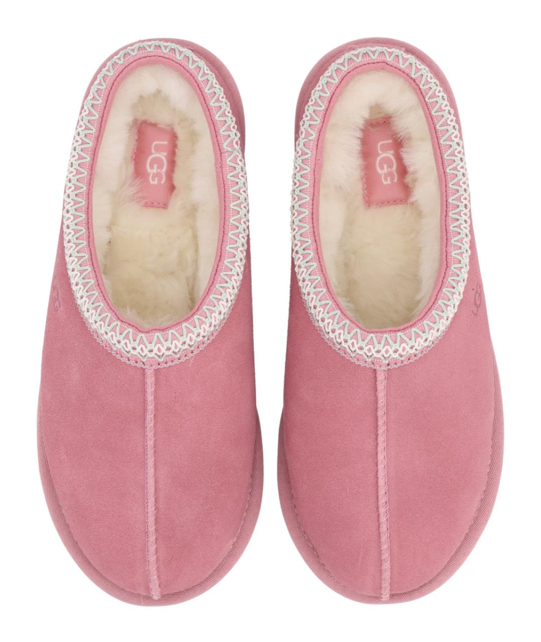UGG AUSTRALIA Розовые нубуковые мюли, фото 5