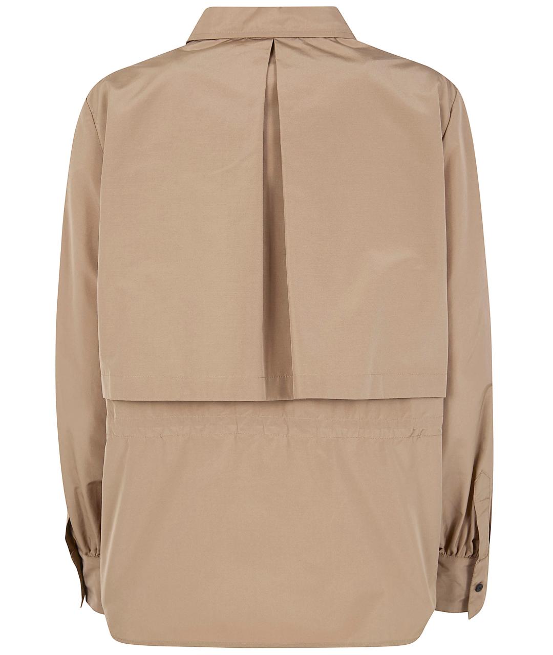 MONCLER Бежевая полиэстеровая куртка, фото 2