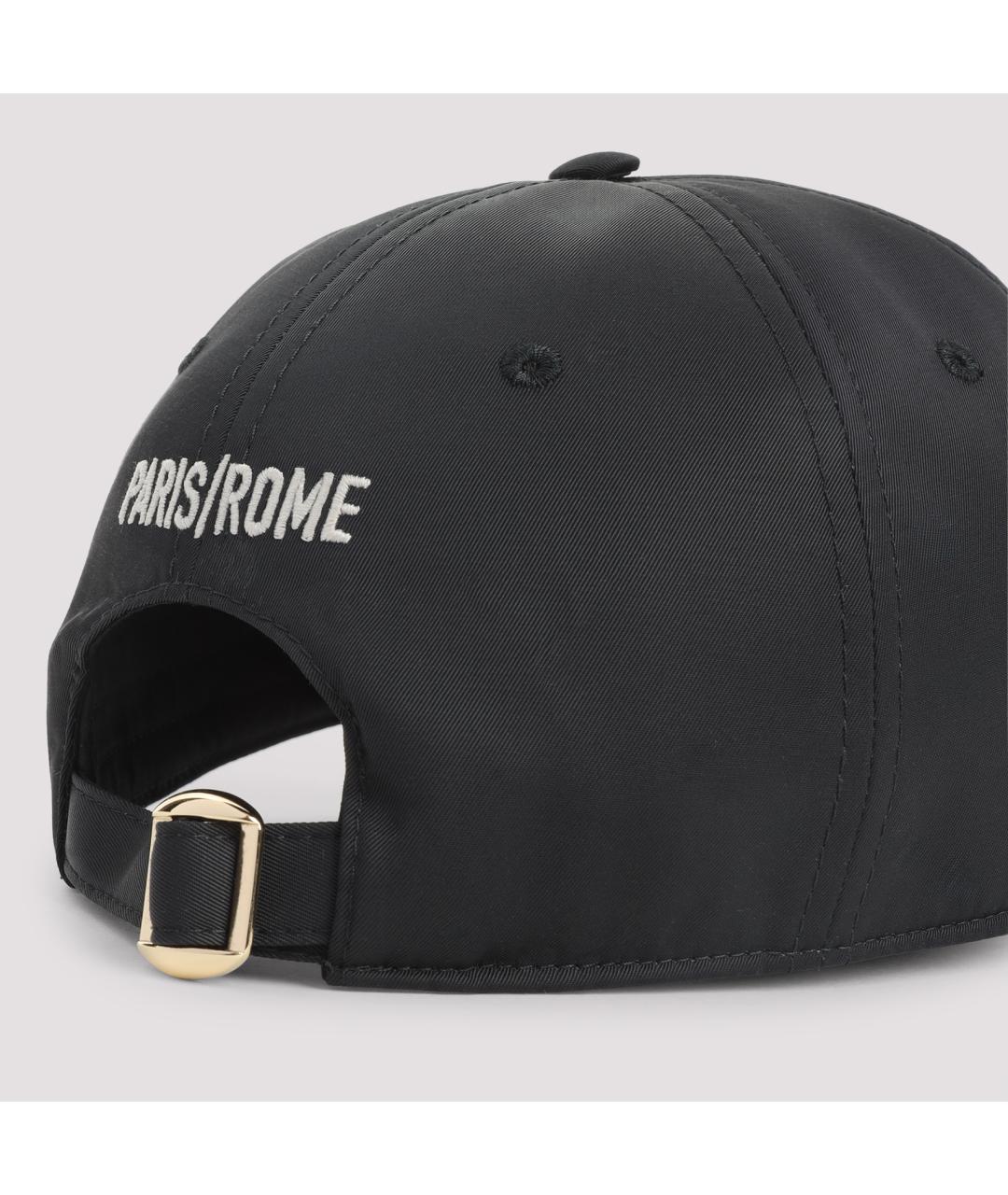 VALENTINO Черная синтетическая кепка/бейсболка, фото 4