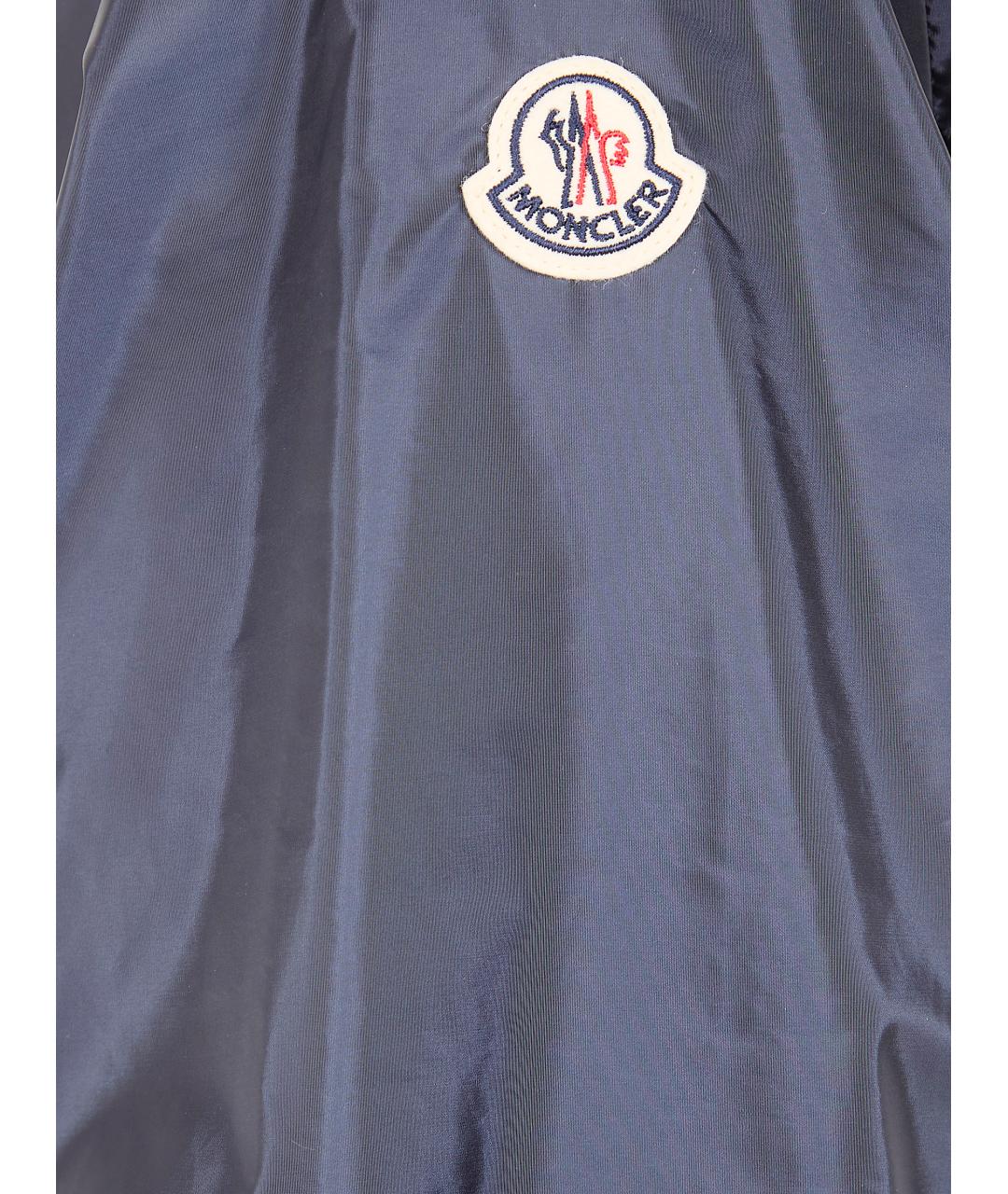 MONCLER Синяя полиамидовая куртка, фото 3