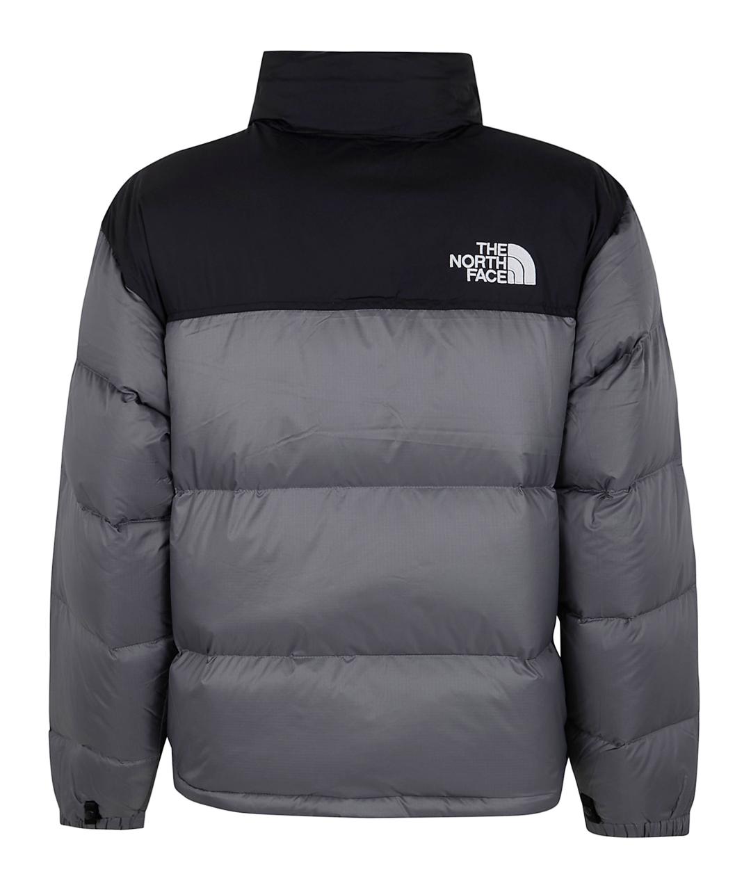 THE NORTH FACE Серый полиамидовый пуховик, фото 2