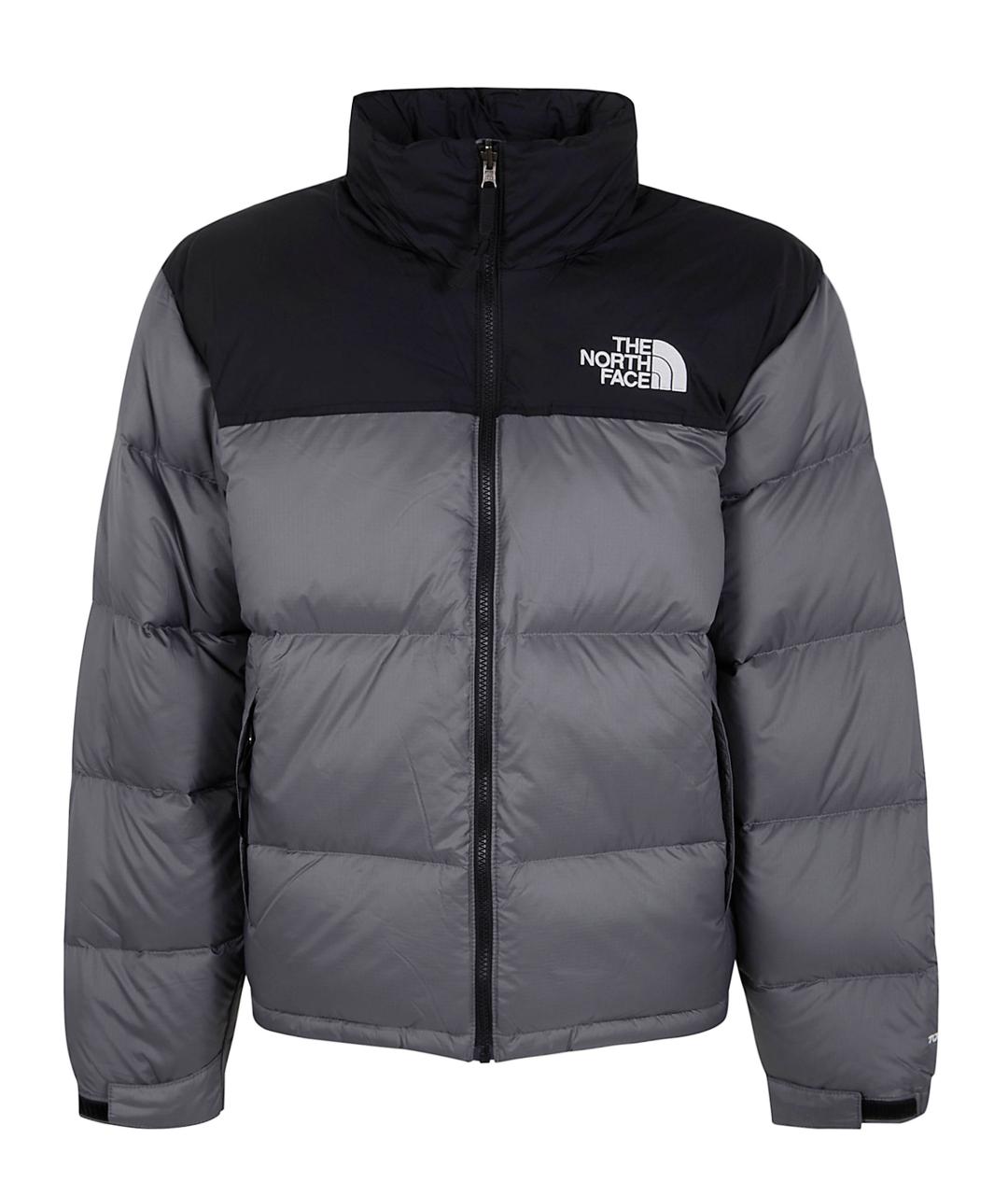 THE NORTH FACE Серый полиамидовый пуховик, фото 1