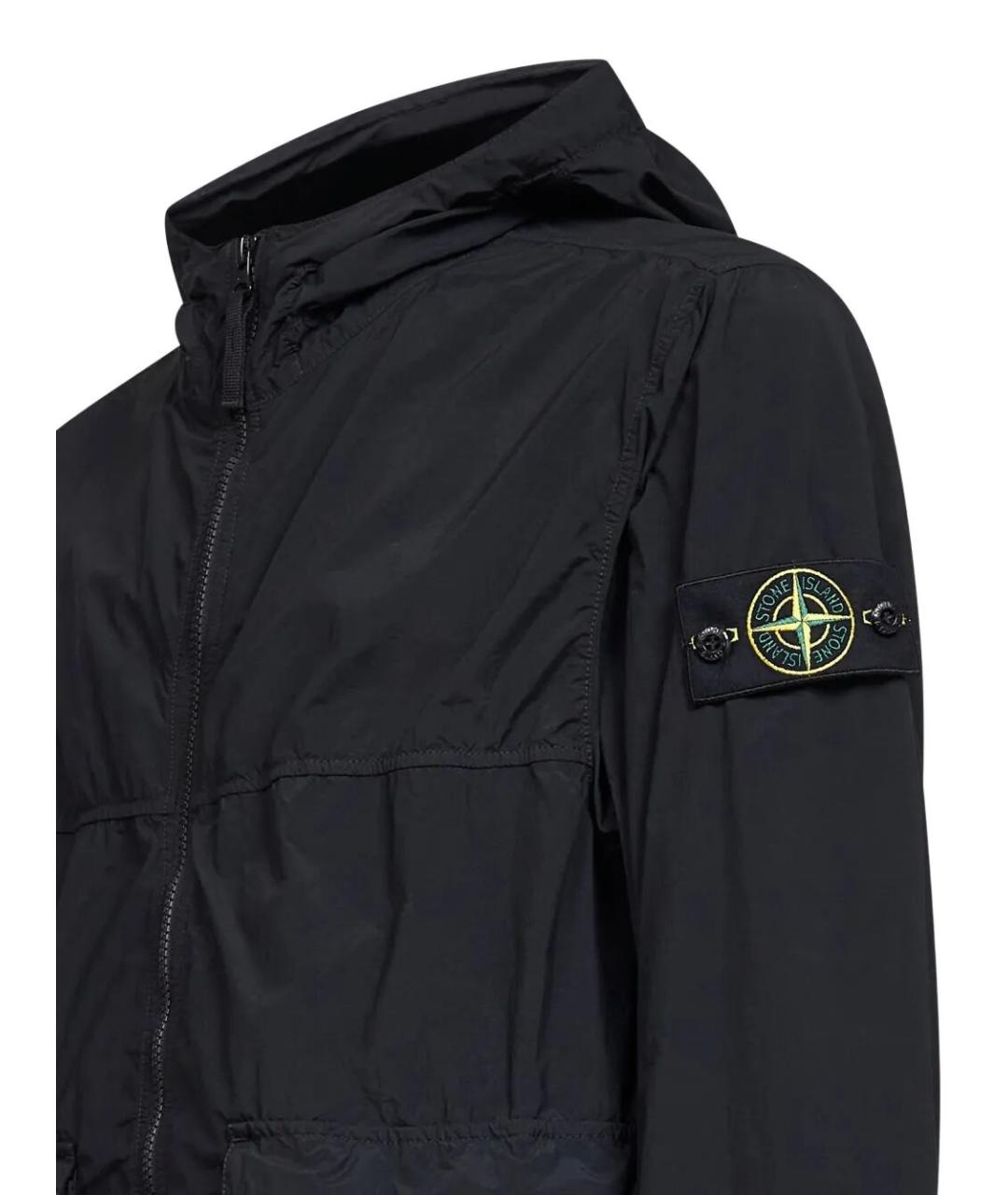 STONE ISLAND Черная полиамидовая парка, фото 2